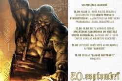 Atpūtas un ceļojumu piedāvājumi 17.09.2025 - 22.09.2025 Baltu vienības diena Jaunjelgavā Aizkraukles novada TIC